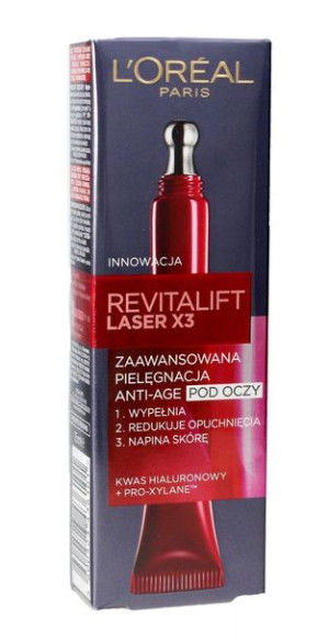 Loreal REVITALIFT LASER X3 Krem po oczy Anti-Age 15ml