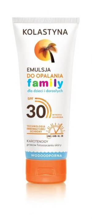 Kolastyna Opalanie Emulsja do opalania dla dzieci i dorosłych Family SPF30