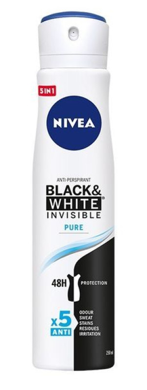 Nivea Antyperspirant INVISIBLE PURE spray damski 250ml
