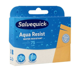 Salvequick Plastry Aqua Resist do cięcia 75cm 1szt
