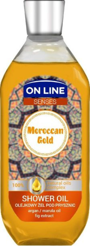 On Line Senses Olejkowy Żel pod prysznic Moroccan Gold 500ml