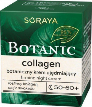 Soraya Botanic Collagen 50-60+ Botaniczny Krem ujędrniający na noc 75ml