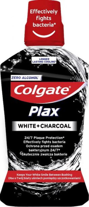 Colgate Płyn do płukania ust Plax White+Charcoal 500ml