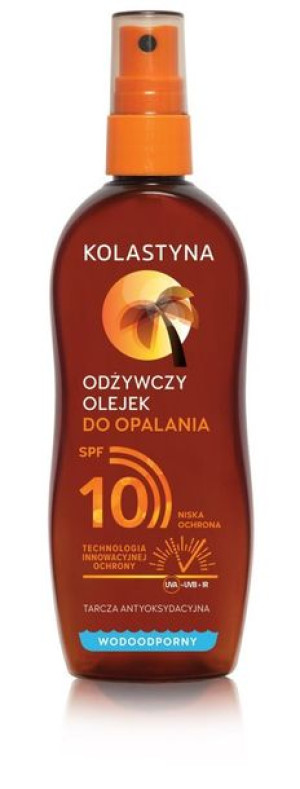Kolastyna Opalanie Odżywczy Olejek do opalania SPF10 150ml