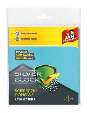 Sarantis Jan Niezbędny Silver Block Ściereczki domowe z jonami srebra 1op.-