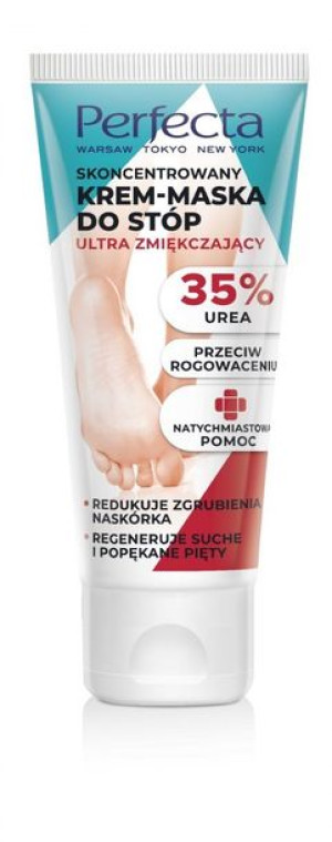 Perfecta Skoncentrowany Krem-maska do stóp ultra zmiękczający - 35% Urea 80