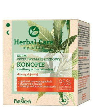 Farmona Herbal Care Krem przeciwzmarszczkowy Konopie z roślinnym bio-retino