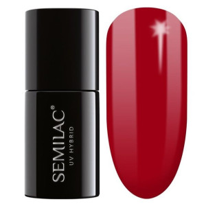 SEMILAC Lakier hybrydowy 027 Intense Red - 7 ml