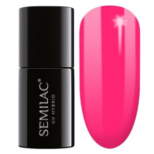 SEMILAC Lakier hybrydowy 517 Neon Pink (Margaret) - 7ml