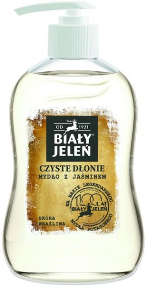 Biały Jeleń Retro Mydło w płynie z jaśminem - skóra wrażliwa 500ml