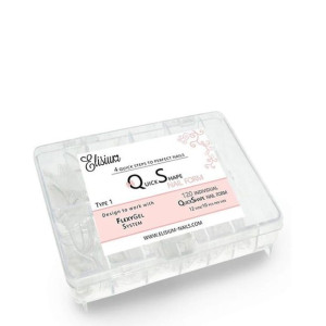 ELISIUM Quick Shape Nail Form Formy do akrylożelu Typ 1 1op.-120szt