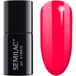SEMILAC Lakier hybrydowy 568 Neon Ruby - 7 ml