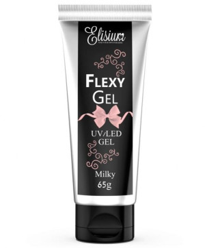 ELISIUM Flexy Gel do przedłużania paznokci UV/LED Milky 65g