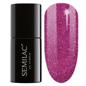 SEMILAC Lakier hybrydowy 258 Intense Pink (Platinum) - 7 ml