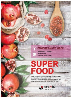EYENLIP BEAUTY Super Food Maska na twarz w płacie Pomegranate 23g