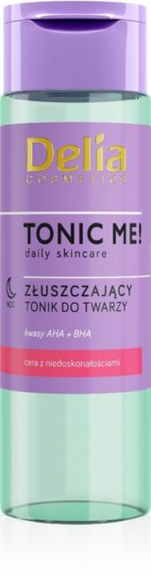 Delia Cosmetics Tonik do Twarzy Tonic Me! Złuszczający do cery z niedoskona
