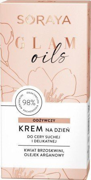 Soraya Glam Oils Krem odżywczy na dzień - cera delikatna i sucha 50ml