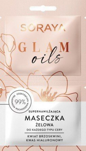 Soraya Glam Oils Supernawilżająca Maseczka żelowa na twarz - cera każdego r