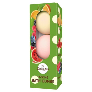 Delia Dairy Fun Orange Watermelon Forest Fruits Musujące kule do kąpieli 3