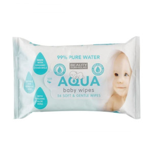 Beauty Formulas Baby Chusteczki nawilżane dla dzieci 99% Aqua 1op.-56szt