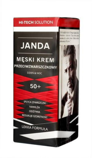 JANDA Men Męski Krem 50+ przeciwzmarszczkowy na dzień i noc 50ml