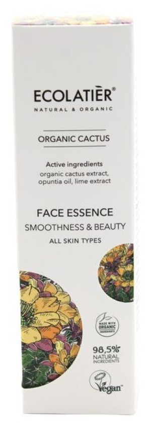 ECOLATIER Organic Cactus Esencja wygładzająca do twarzy - każdy rodzaj cery
