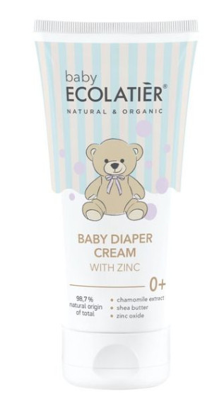 ECOLATIER BABY Krem dla niemowląt z cynkiem 0+ 100 ml