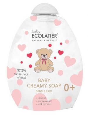ECOLATIER BABY Kremowe mydło dla niemowląt Delikatna pielęgnacja 0+ 250 ml