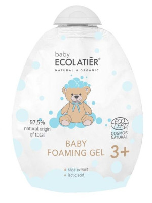 ECOLATIER BABY Pieniący się żel dla niemowląt 3+, 250 ml DOY-PACK