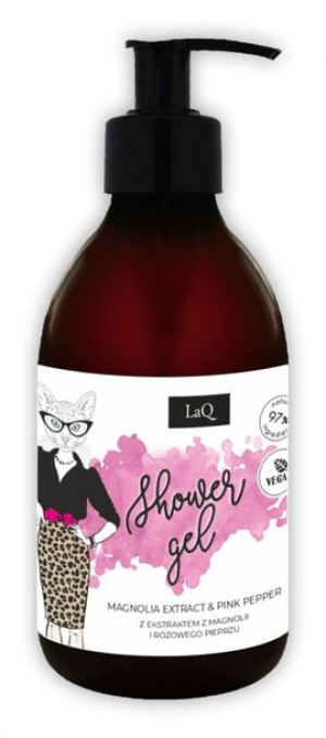 LaQ Kicia Magnolia Żel pod prysznic Magnolia i Różowy Pieprz 500ml