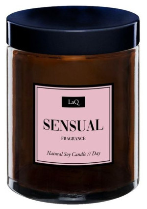 LaQ Sensual Fragrance Naturalna Świeca sojowa na dzień 180ml