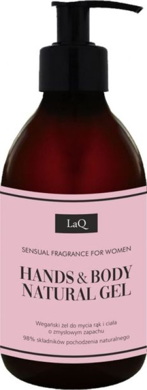 LaQ Sensual Fragrance Wegański Żel do mycia rąk i ciała 500ml