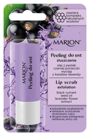 Marion Peeling do ust - złuszczenie (czarna porzeczka i lawenda) 4.4g