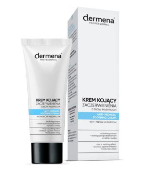 Dermena Professional Krem kojący zaczerwienienia z Snow Mushroom na dzień i