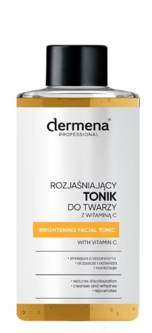 Dermena Professional Rozjaśniający Tonik do twarzy z Witaminą C 150ml