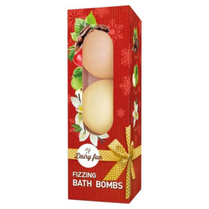 Dairy Fun Coffee Apple with Caramel Vanilla Musujące kule do kąpieli 3 x 10
