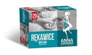 ANNA ZARADNA Rękawice winylowe 1op.-20szt.