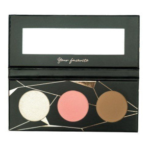 IBRA Paleta do konturowania twarzy Contour Kit (róż,bronzer,rozświetlacz) 1