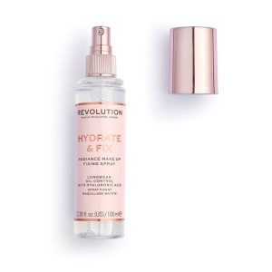 Makeup Revolution Spray nawilżający i utrwalający makijaż Hydrate & Fix Fix