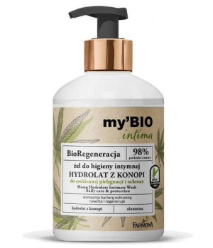 Farmona my`BIO Intima Żel do higieny intymnej Hydrolat z Konopi - do codzie