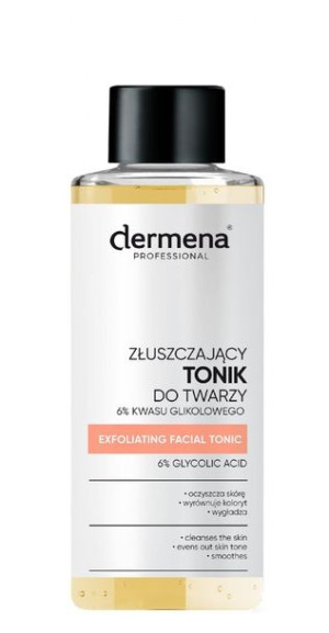 Dermena Professional Złuszczający Tonik do twarzy - 6% Kwasu Glikolowego 10