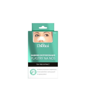 L`BIOTICA Głeboko Oczyszczające Plastry na nos - Tea Tree Extract 1op.-3szt