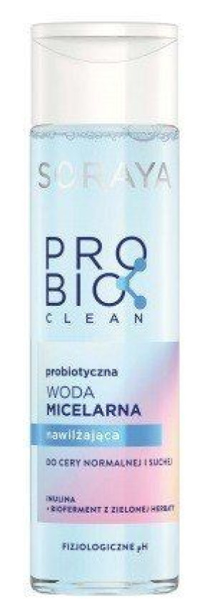 Soraya Probio Clean Woda micelarna nawilżająca do cery normalnej i suchej 2