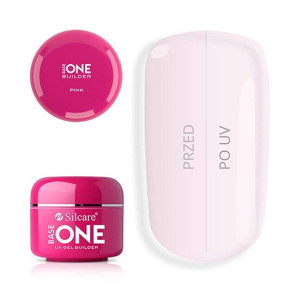 Silcare Base One UV Gel Żel budujący do paznokci Pink 30g