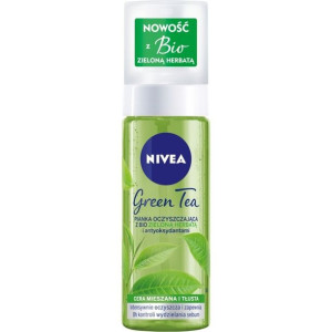 Nivea Green Tea Pianka oczyszczająca z Bio Zieloną Herbatą do cery tłustej