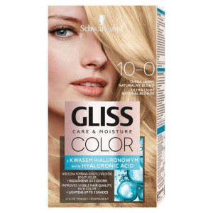 Schwarzkopf Gliss Color Care & Moisture Farba do włosów 10-0 ultra jasny na
