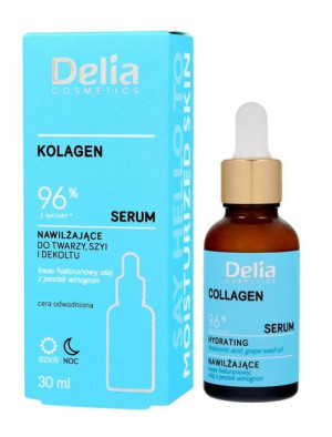 DELIA COSMETICS Serum do twarzy, szyi i dekoltu KOLAGEN 96% Z NATURY 30 ml