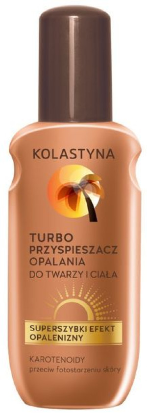 Kolastyna Opalanie Turbo Przyspieszacz opalania do twarzy i ciała 150ml