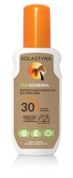 Kolastyna Opalanie Eko Ochrona Nawilżająca Emulsja do opalania w sprayu SPF