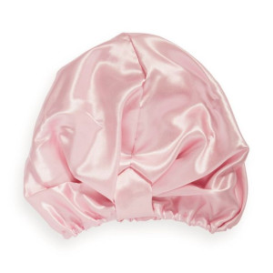 Revolution Haircare Satin Hair Wrap Satynowy Czepek do włosów - Pink 1szt